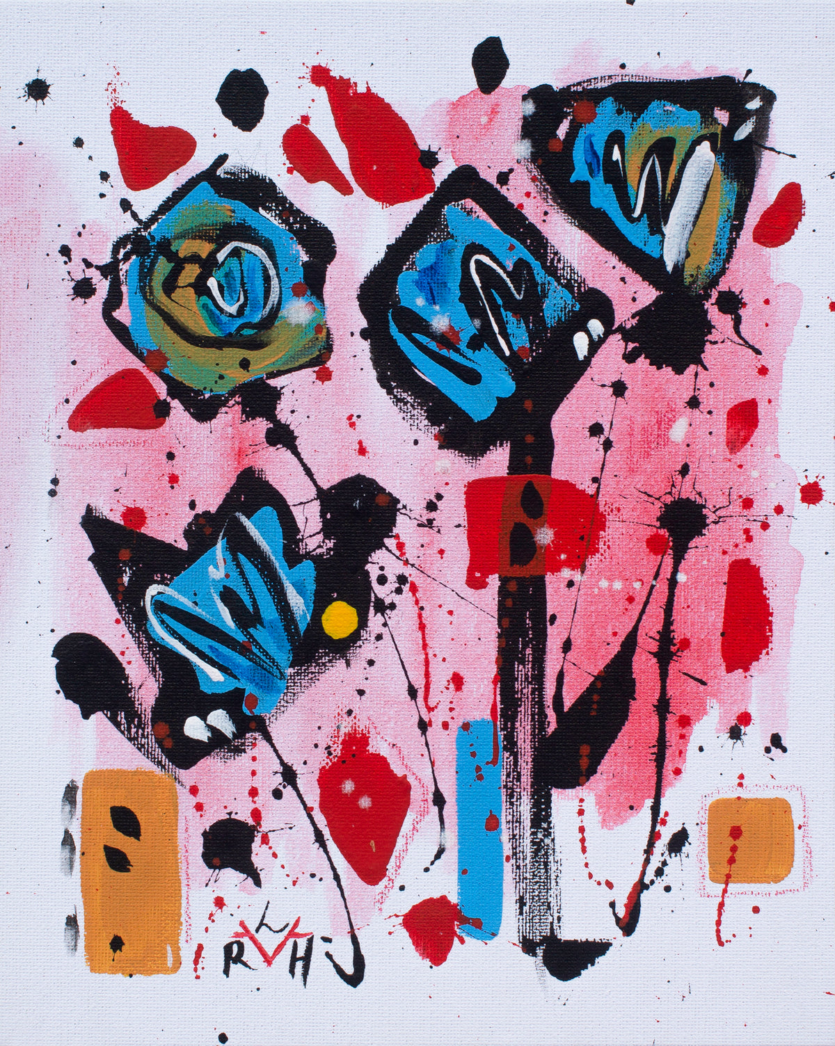 Rogue Harmony Series — Set of 3 Original Paintings