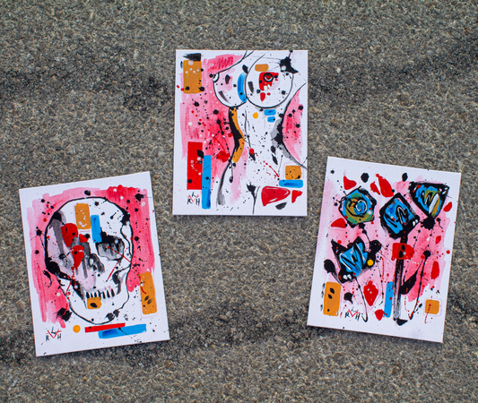 Rogue Harmony Series — Set of 3 Original Paintings