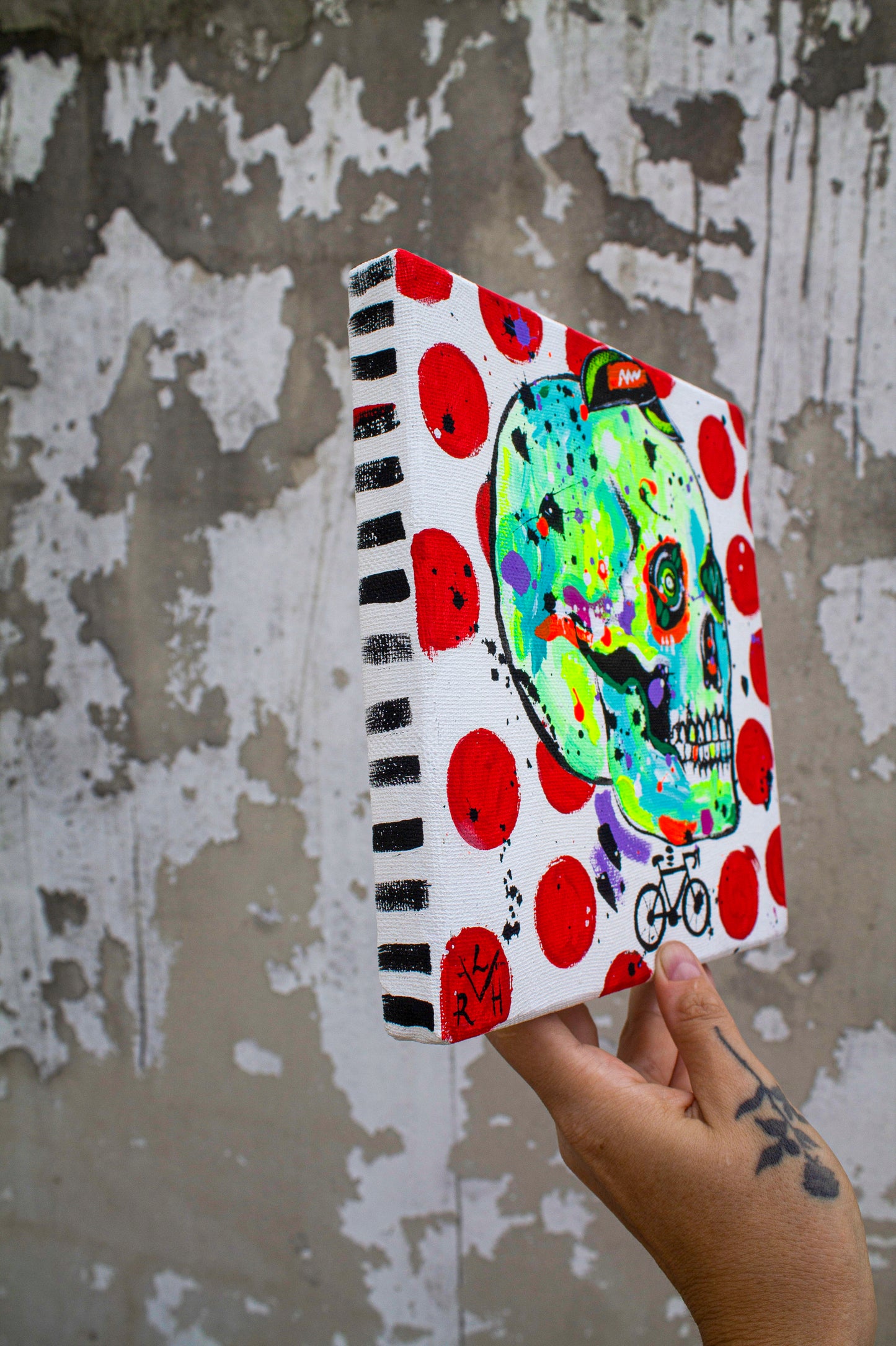 Polka Dot Punk — Original Painting